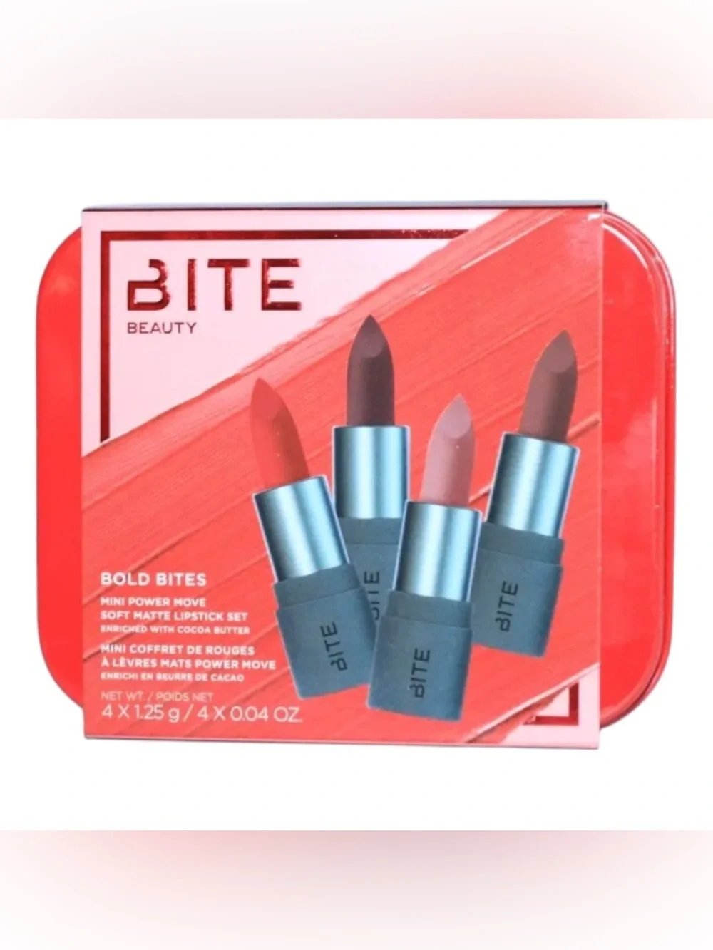 BITE BEAUTY Bold Bites Mini Power Move Soft Matte Lipstick Set- *DISCONTINUED
